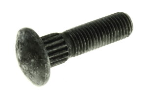 BR00714ADD - M12-1.5x45 RND HD RIB NECKBOLT PC 10.9 ZN/AL/BLK