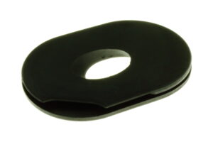 GR00347ADD - 76(L)x55(W)x7.6(T) GROMMETNITRILE BLACK