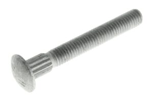 BR00692ADD - M8-1.25 X 60 RND HD RIBBEDNECK ZN/AL PC 8.8